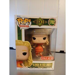 Funko POP! Movies Wicked Glinda in Red Dress Vinyl Figure 1702 Imperfect Box *